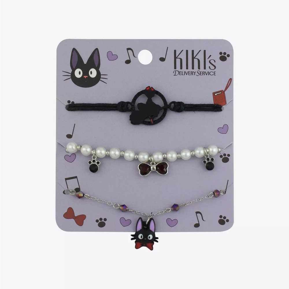 Studio Ghibli‎ Kiki's Delivery Service Jiji & Kiki Bracelet Set Hot Topic